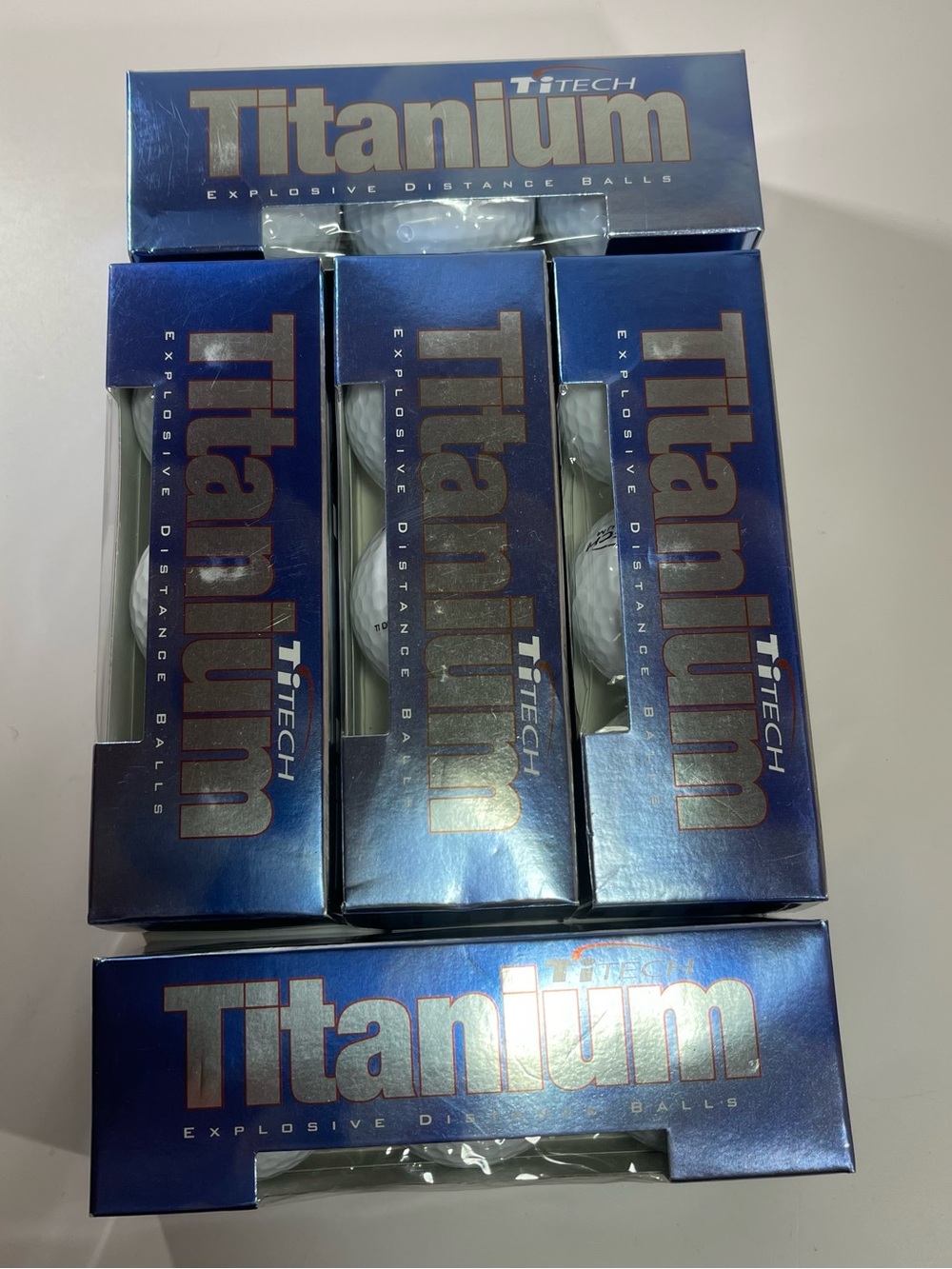 Titanium Blue Golf Balls - Titanium Brand